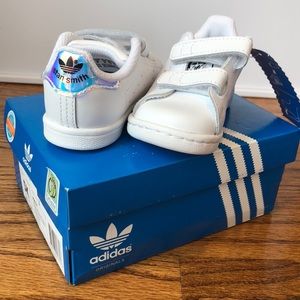 Adidas Stan Smith Iridescent Size 5 Toddler